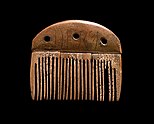 The world's oldest runic inscription (160 AD) on the Vimose comb, Denmark