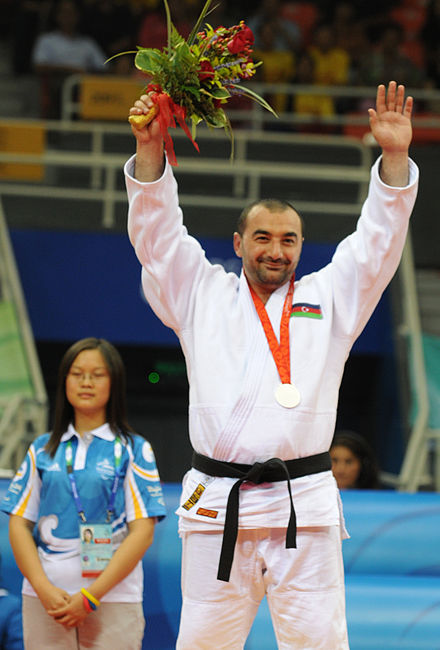 Karim Sardarov at the awarding ceremony Karim Sardarov at the 2008 Summer Paralympics 2.jpg