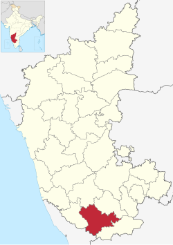 Location in Karnataka