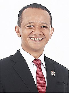 Bahlil Lahadalia Indonesian businessman and politician