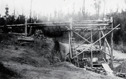 Early stages of construction. November 1941. Source: Friends of Kurth Kiln.