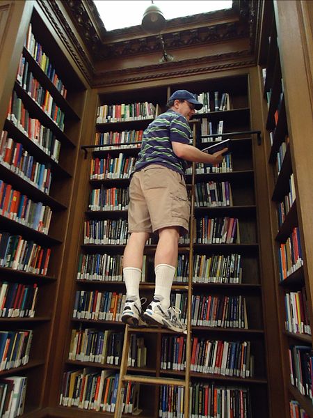 File:Lafayette College Easton PA 28 reading book up high.jpg
