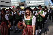 Deutsch: Blasmusikverein Hofstetten-Grünau beim Landhausfest 2022 in St. Pölten anlässlich 100 Jahre Niederösterreich