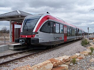 <span class="mw-page-title-main">Leander station</span> Hybrid rail station in Leander, Texas