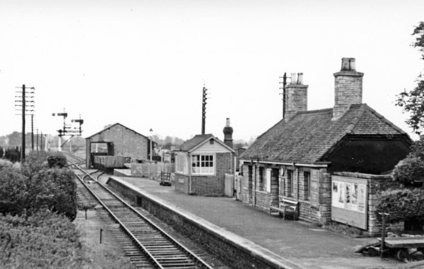 Lechlade station, 1950