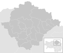 Poloha obce Trössing v okrese Bruck-Mürzzuschlag (klikacia mapa)