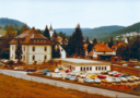 Der Bahnhof Lenzkirch hinter dem Firmensitz von Testo (1971)