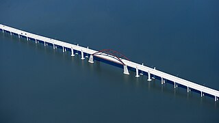 <span class="mw-page-title-main">Lewisville Lake Toll Bridge</span> Bridge in Little Elm and Lake Dallas
