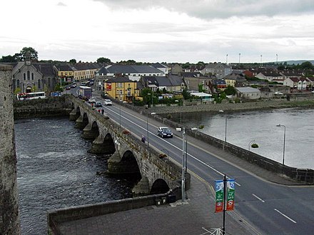 Thomond Bridge over the River Shannon