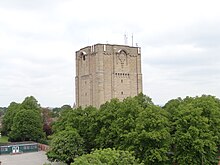 Lincoln Water tower from Lincoln Castle.jpg