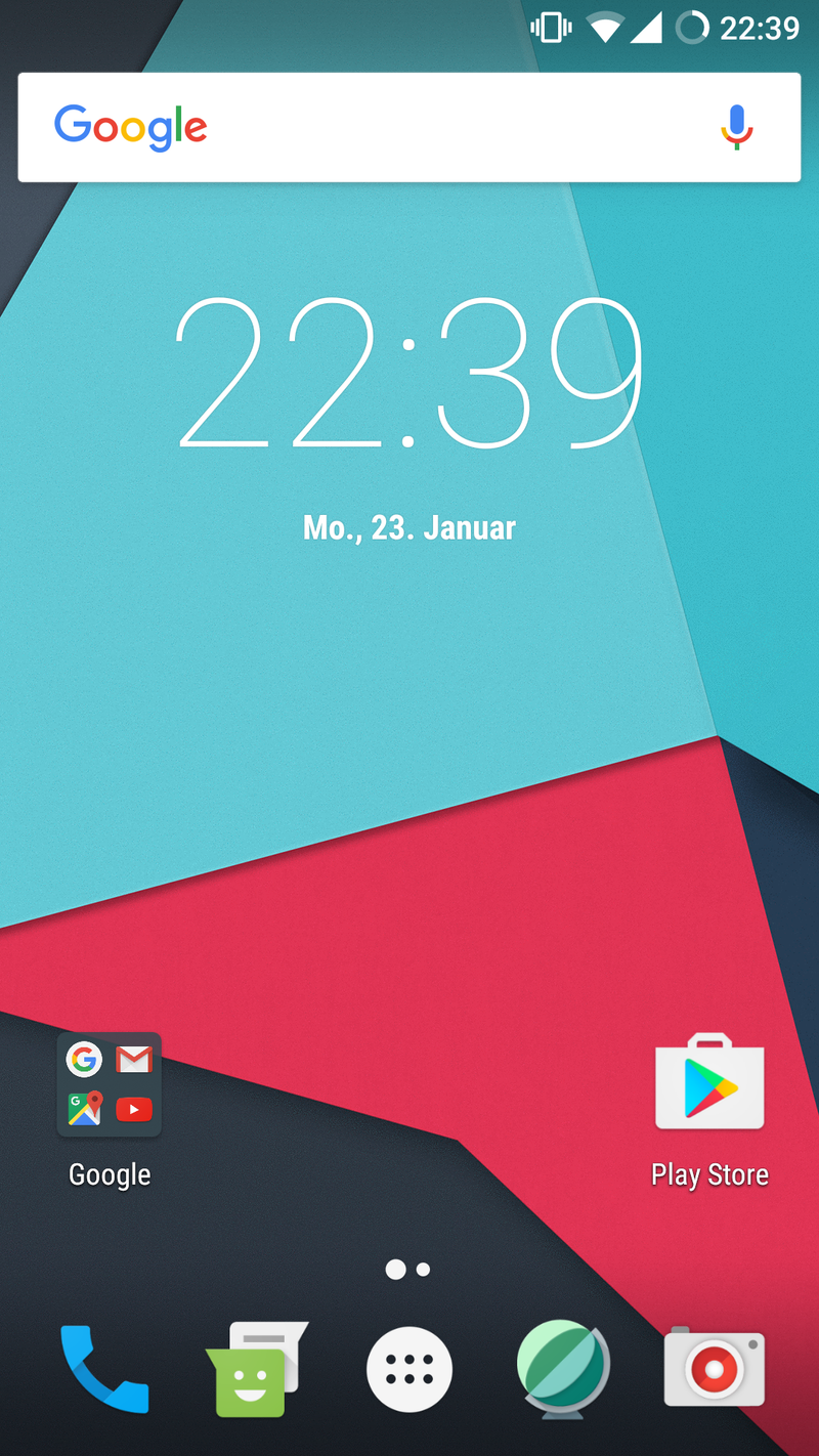 Файл:LineageOS 14.1 homescreen german.png — Википедия