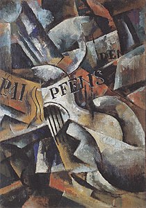 Nature morte à la guitare, 1915