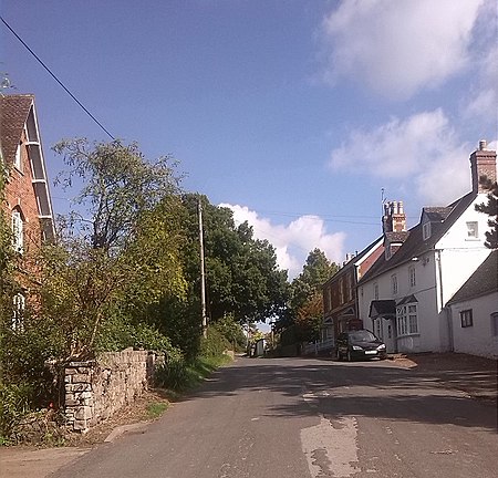 Llanarth main street