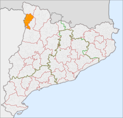 Location of Alta Ribagorça
