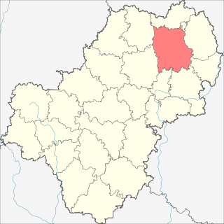 Localização do Distrito de Maloyaroslavetski no Oblast de Kaluga.