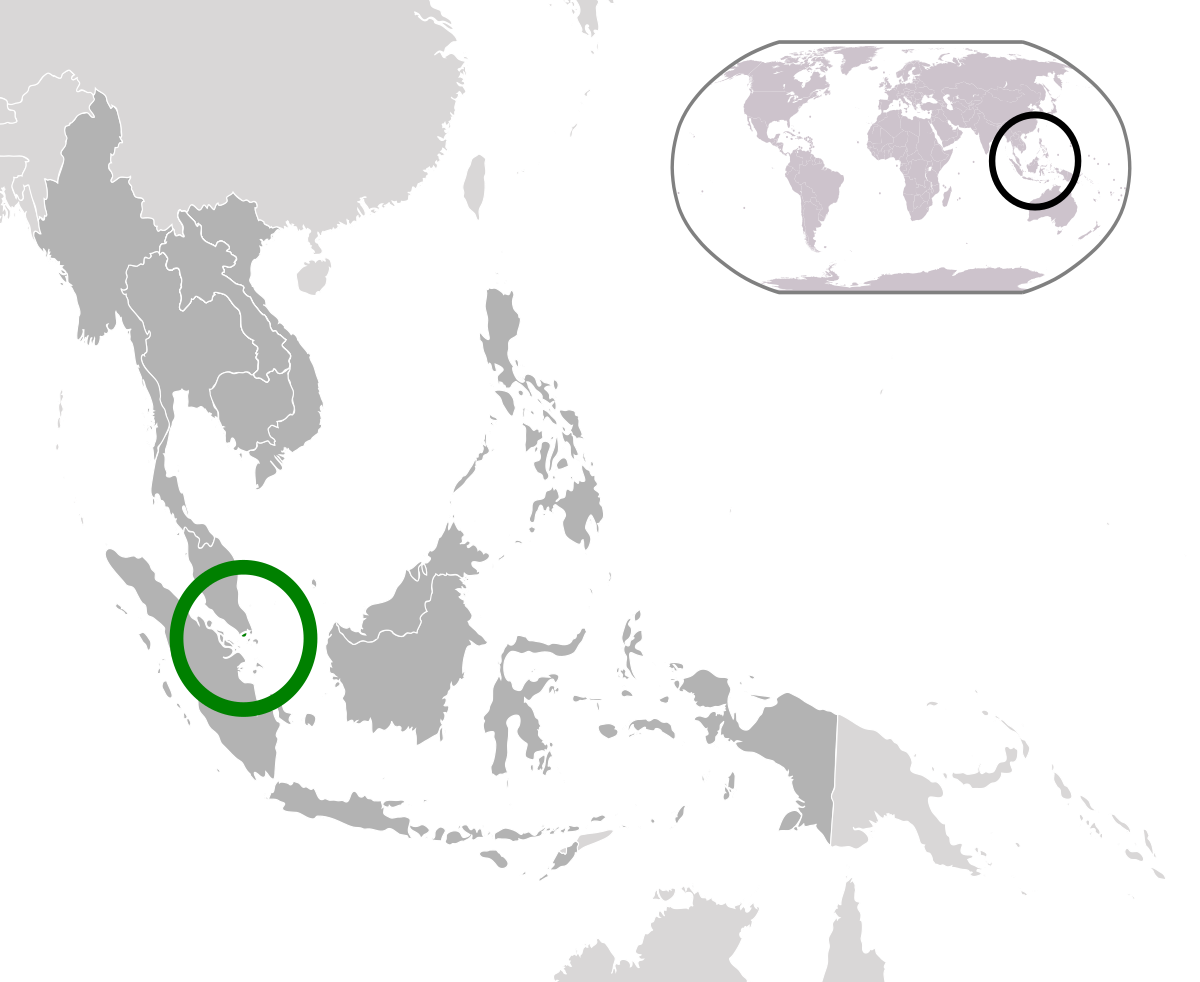 singapour carte asie