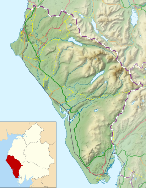 File:Location relief and transport map Borough of Copeland.svg