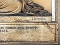 Lorenzo bartolini, tomba di francesco mayr, 1883, 04 firma.JPG