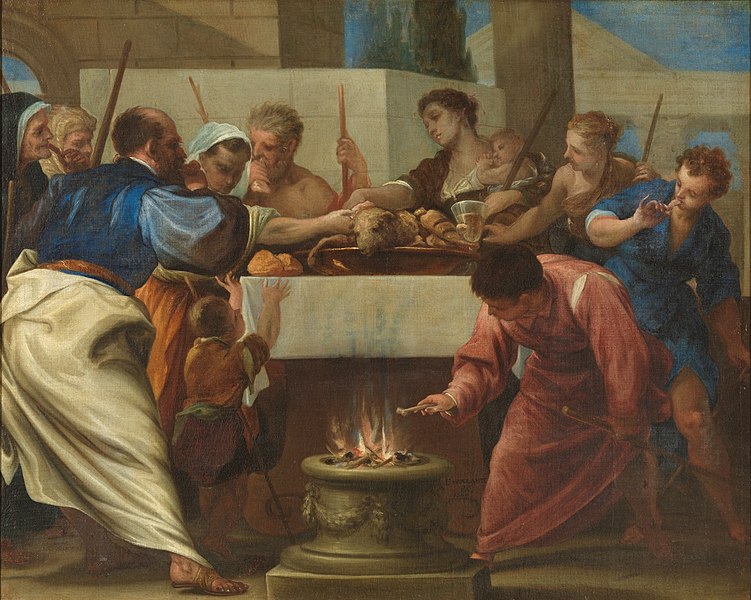 File:Los israelitas celebrando la Pascua, de Juan Antonio de Frías y Escalante (Museo del Prado).jpg