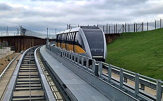 <span class="mw-page-title-main">Luton DART</span> Automated train to Luton Airport in England