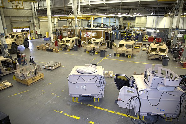 M-ATV components being refurbished, 2017