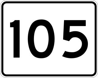 <span class="mw-page-title-main">Massachusetts Route 105</span> State highway in southeastern Massachusetts, US