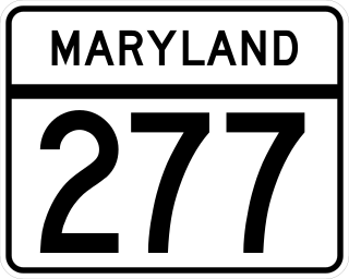 <span class="mw-page-title-main">Maryland Route 277</span> State highway in Maryland, United States