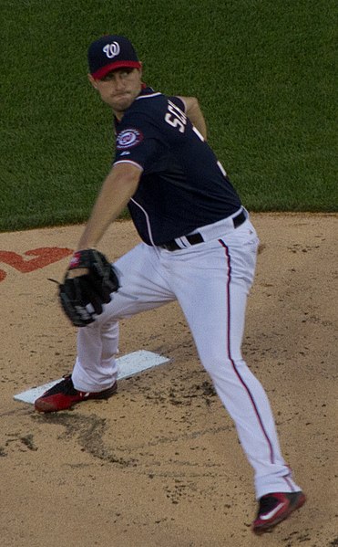 Game 4 winning pitcher Max Scherzer