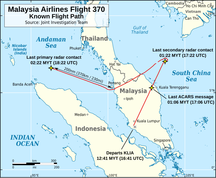 File:MH370 flight path with labels.svg