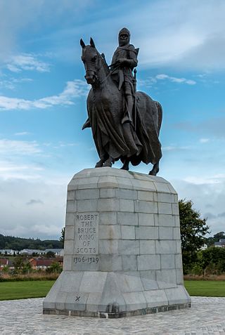 <span class="mw-page-title-main">Equestrian statue of Robert the Bruce, Bannockburn</span> Statue in Scotland