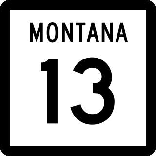 <span class="mw-page-title-main">Montana Highway 13</span> State highway in McCone, Roosevelt, and Daniels counites in Montana, United States