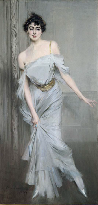 <i>Madame Charles Max</i> Painting by Giovanni Boldini