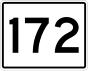 State Route 172 Markierung