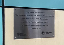 silver plaque on a wall