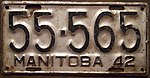 Manitoba License Plate 1942.jpg