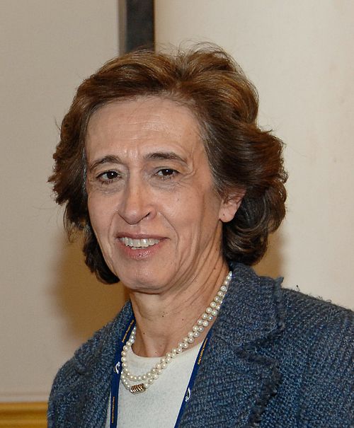 Manuela Ferreira Leite, the first woman to lead a major party in Portuguese democracy and the still only woman to ever lead the PSD.