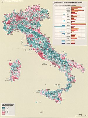 300px map population trend ii   1951 1971   touring club italiano cart tem 033 %28cropped%29