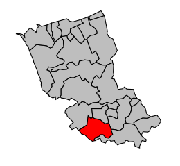 Cantone di Hazebrouck-Sud – Mappa