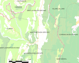 Saint-Martin-en-Vercors - Localizazion