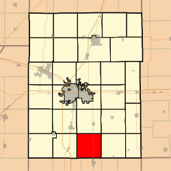 Location in Champaign County