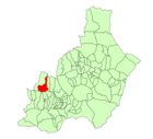 Расположение муниципалитета Абрусена на карте провинции