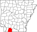 Map of Arkansas highlighting Columbia County.svg