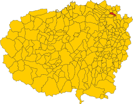 Castagnito - mapa