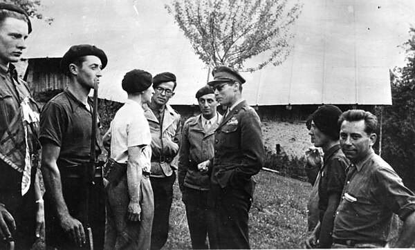 Members of the Maquis resistance group. Notice the berets they are wearing.