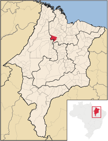 Poziția localității Monção (Maranhão)