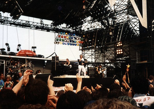 Fish with Marillion (Mannheim, Germany, 1986)