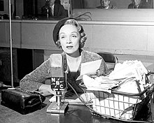Marlene Dietrich was a regular Monitor advisor on emotional problems. Marlene Dietrich Monitor NBC Radio.JPG