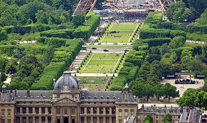 Champ-de-Mars as seen from the Tour Montparnasse