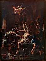 Martyre de saint Érasme, 1697, Sebastiano Ricci, Pinacothèque de Brera, Milan.