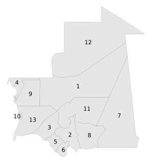 Regions of Mauritania